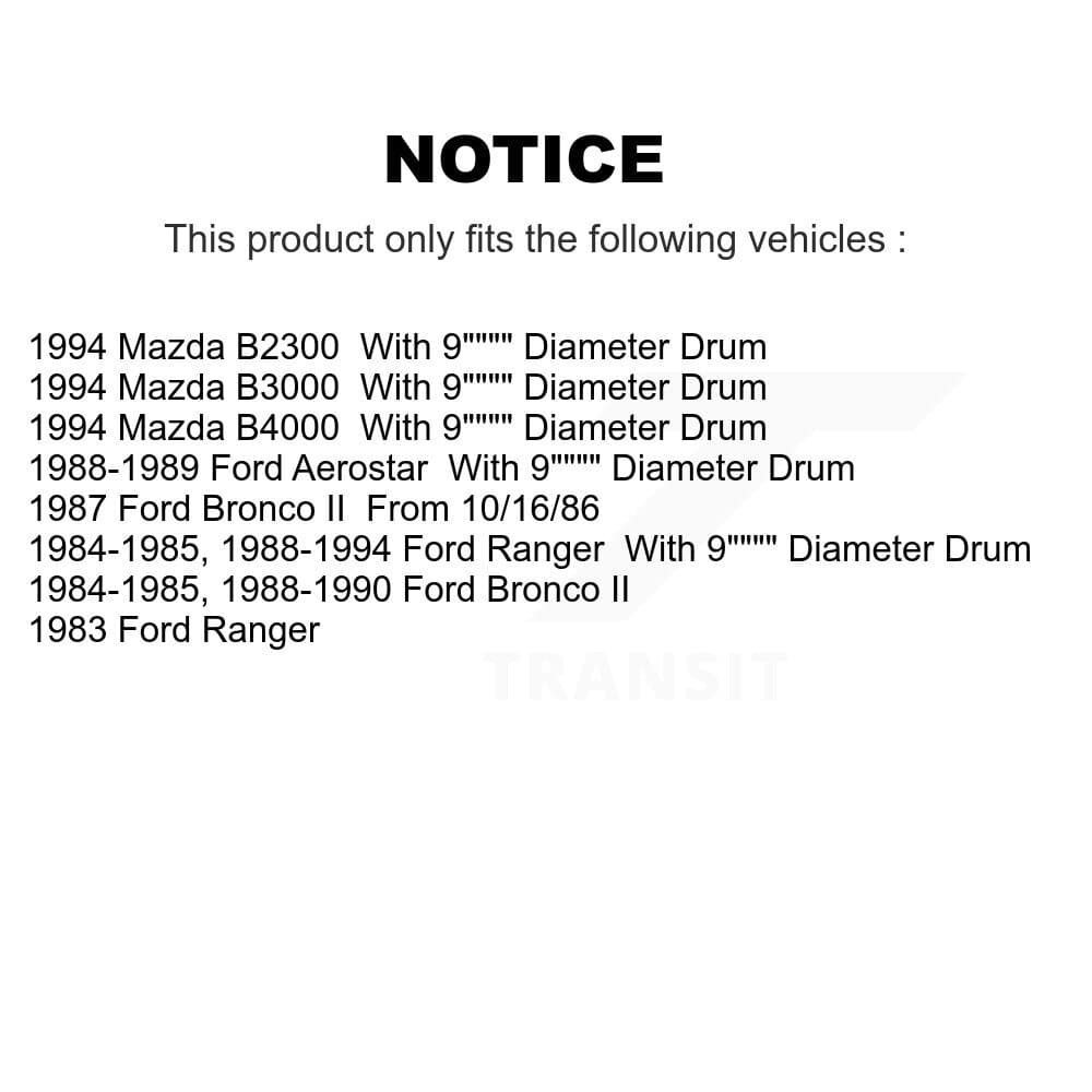 Transit Auto - KSN-100057 - Front and Rear Disc Brake Pad Kits image 14