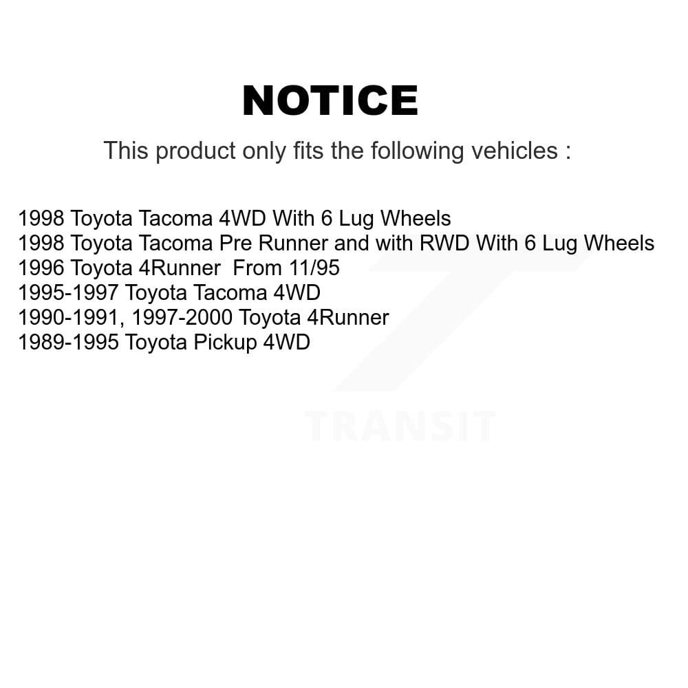 Transit Auto - KSN-100082 - Front and Rear Disc Brake Pad Kits image 14