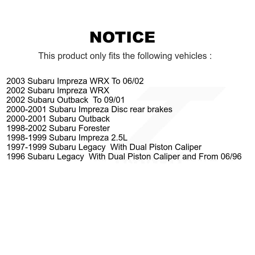 Transit Auto - KSN-100175 - Front and Rear Disc Brake Pad Kits image 14