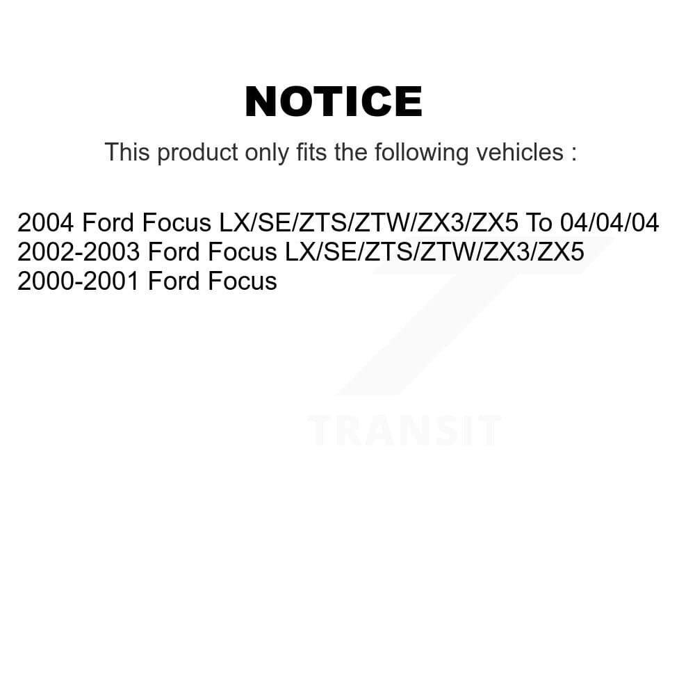 Transit Auto - KSN-100199 - Front and Rear Disc Brake Pad Kits image 14