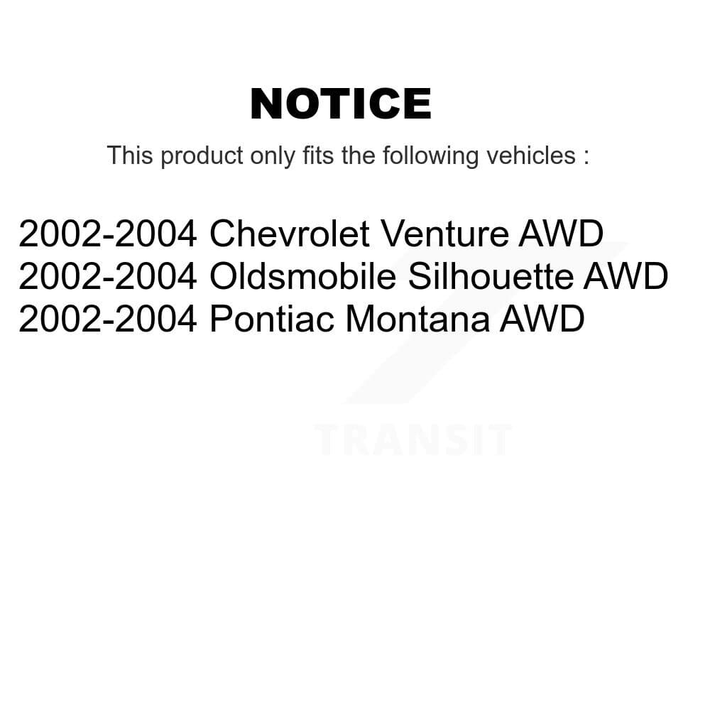 Transit Auto - KSN-100218 - Front and Rear Disc Brake Pad Kits image 14