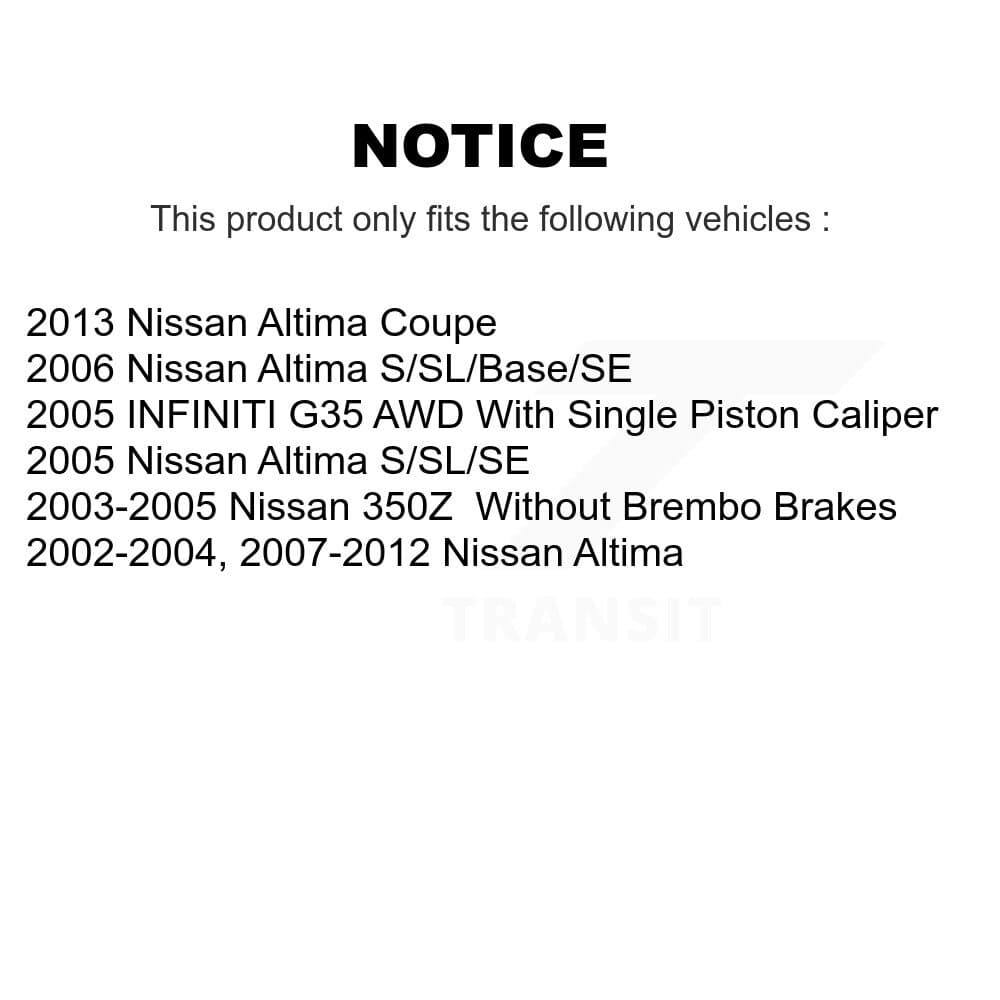 Transit Auto - KSN-100559 - Front and Rear Disc Brake Pad Kits image 14