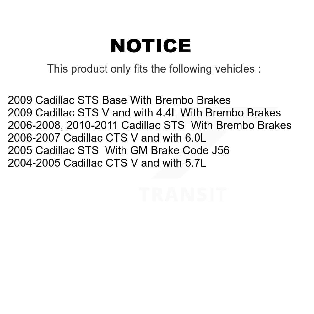 Transit Auto - KSN-100592 - Front and Rear Disc Brake Pad Kits image 14
