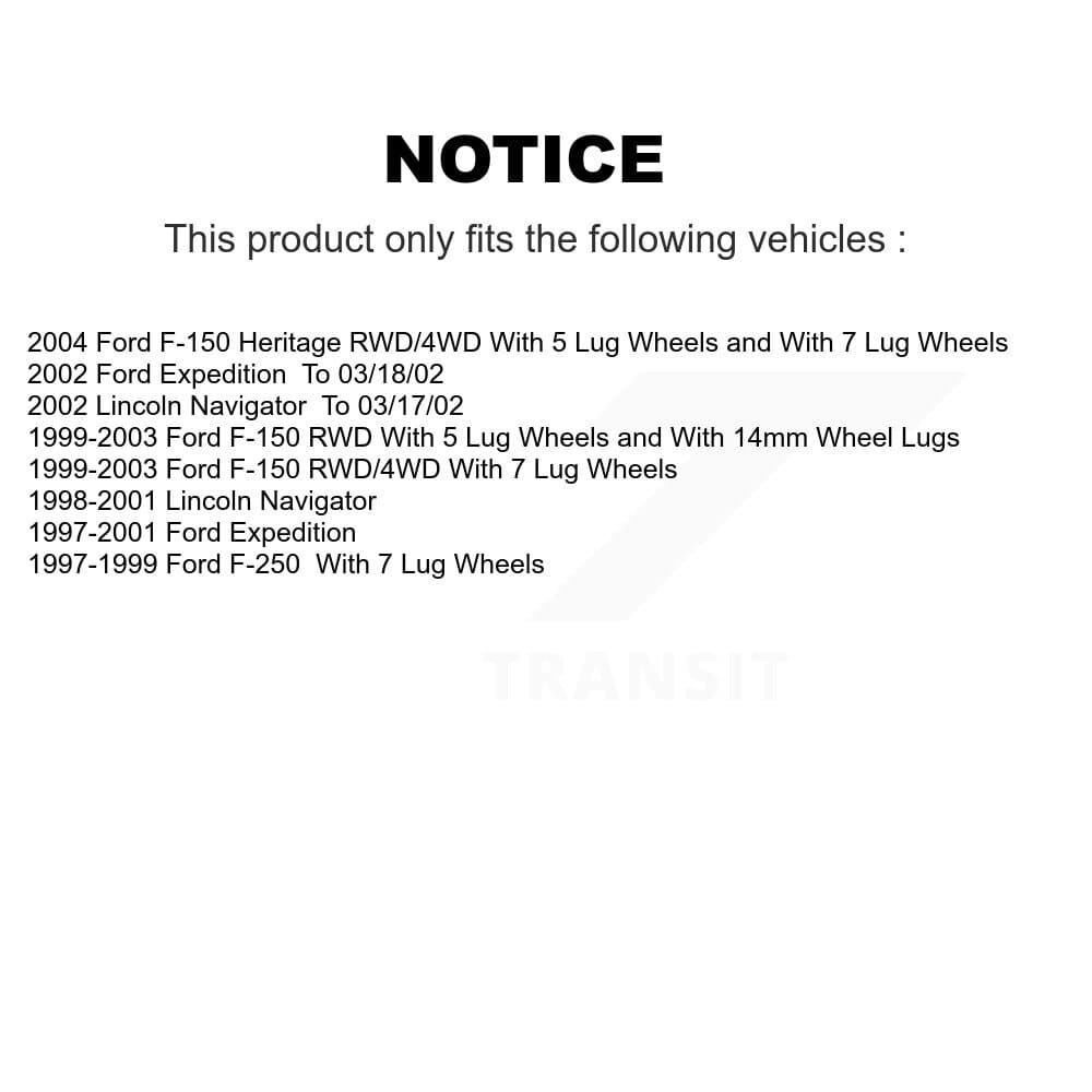 Transit Auto - KSN-100688 - Front and Rear Disc Brake Pad Kits image 14