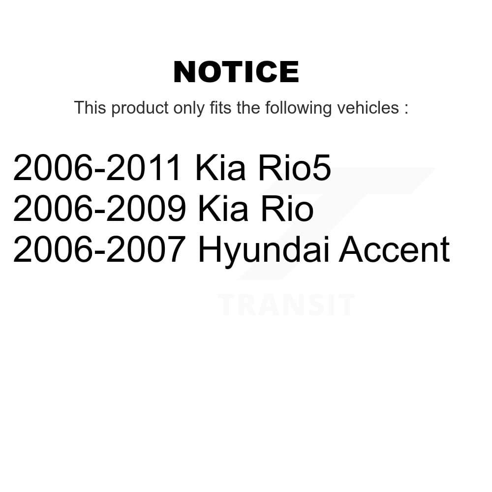 Transit Auto - KSN-100754 - Front and Rear Disc Brake Pad Kits image 14