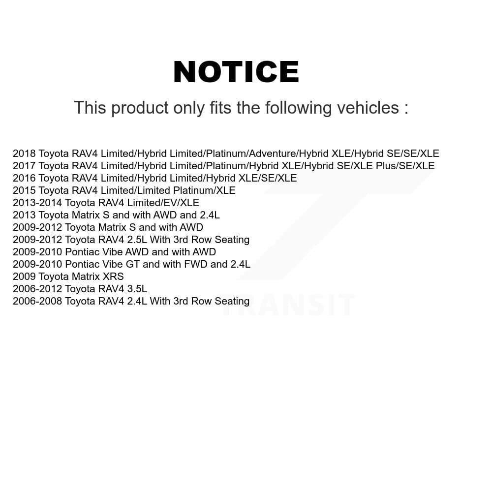 Transit Auto - KSN-100819 - Front and Rear Disc Brake Pad Kits image 14