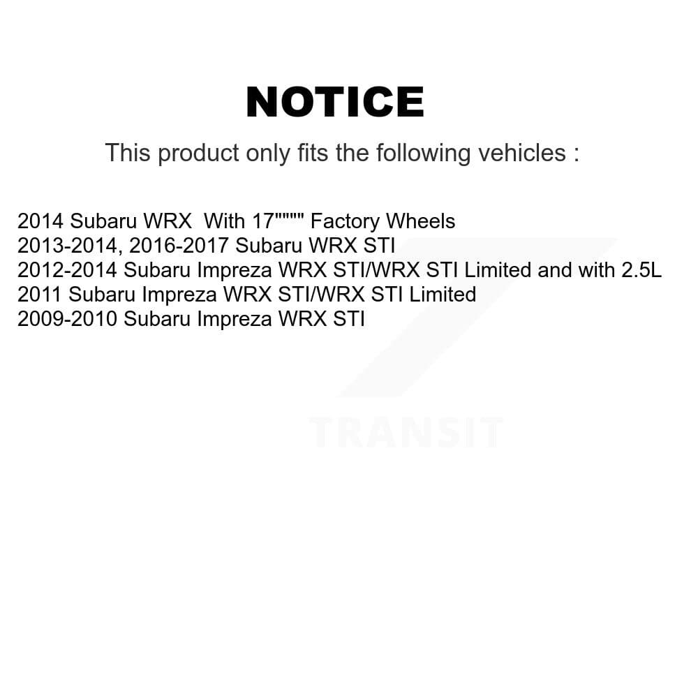 Transit Auto - KSN-100880 - Front and Rear Disc Brake Pad Kits image 14