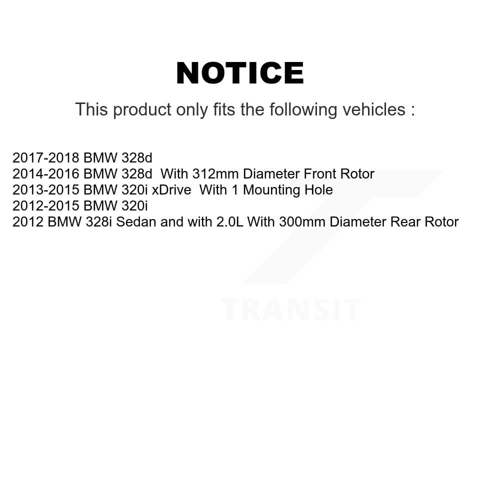 Transit Auto - KSN-100897 - Front and Rear Disc Brake Pad Kits image 14