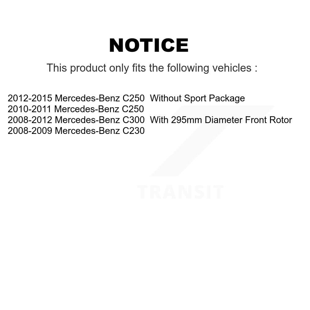 Transit Auto - KSN-100961 - Front and Rear Disc Brake Pad Kits image 14