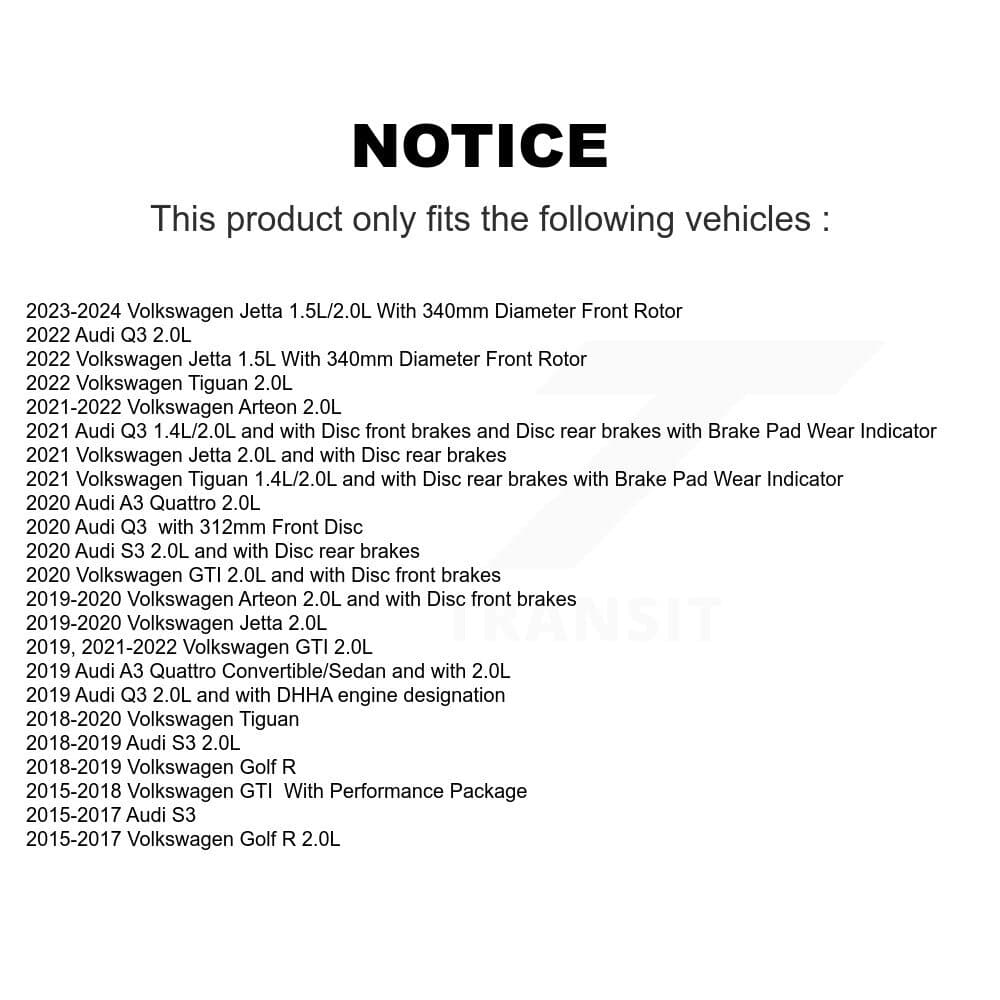 SIM - KSW-100427 - Front Disc Brake Pad Kits image 8