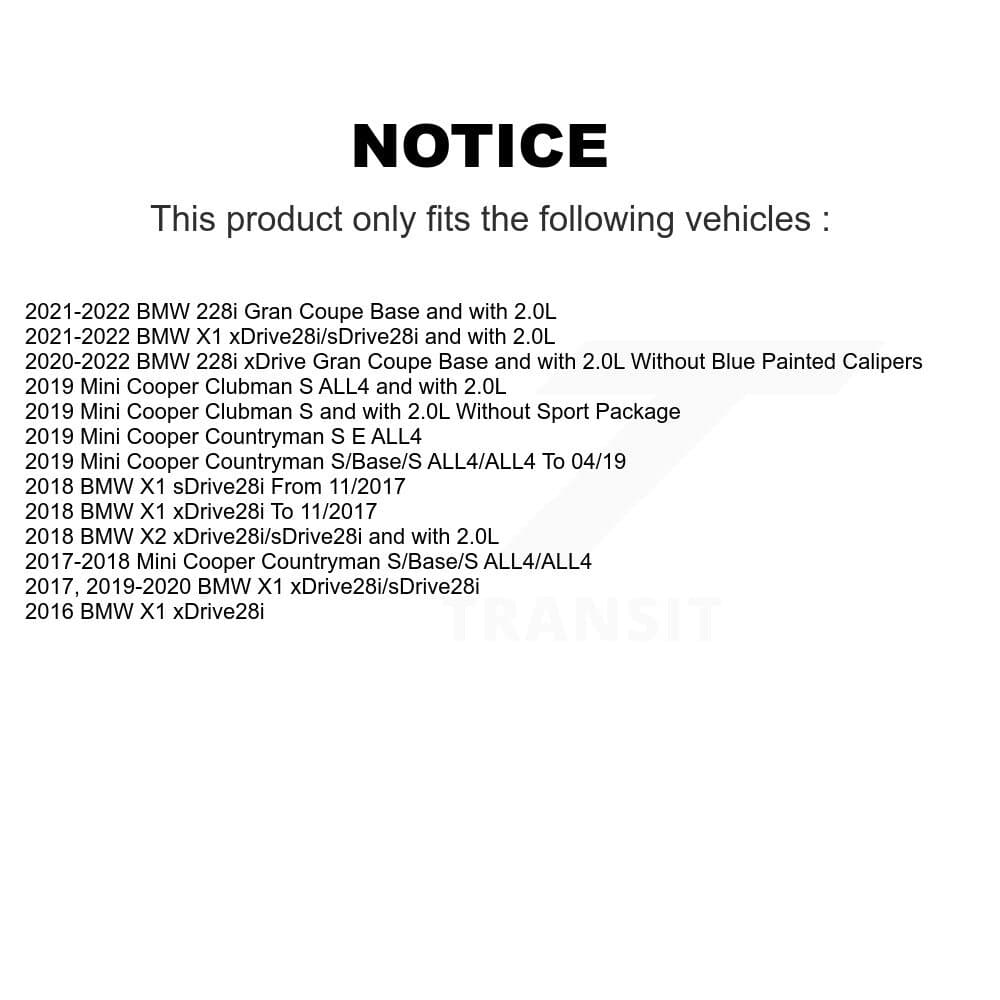 SIM - KSW-100717 - Front and Rear Disc Brake Pad Kits image 8