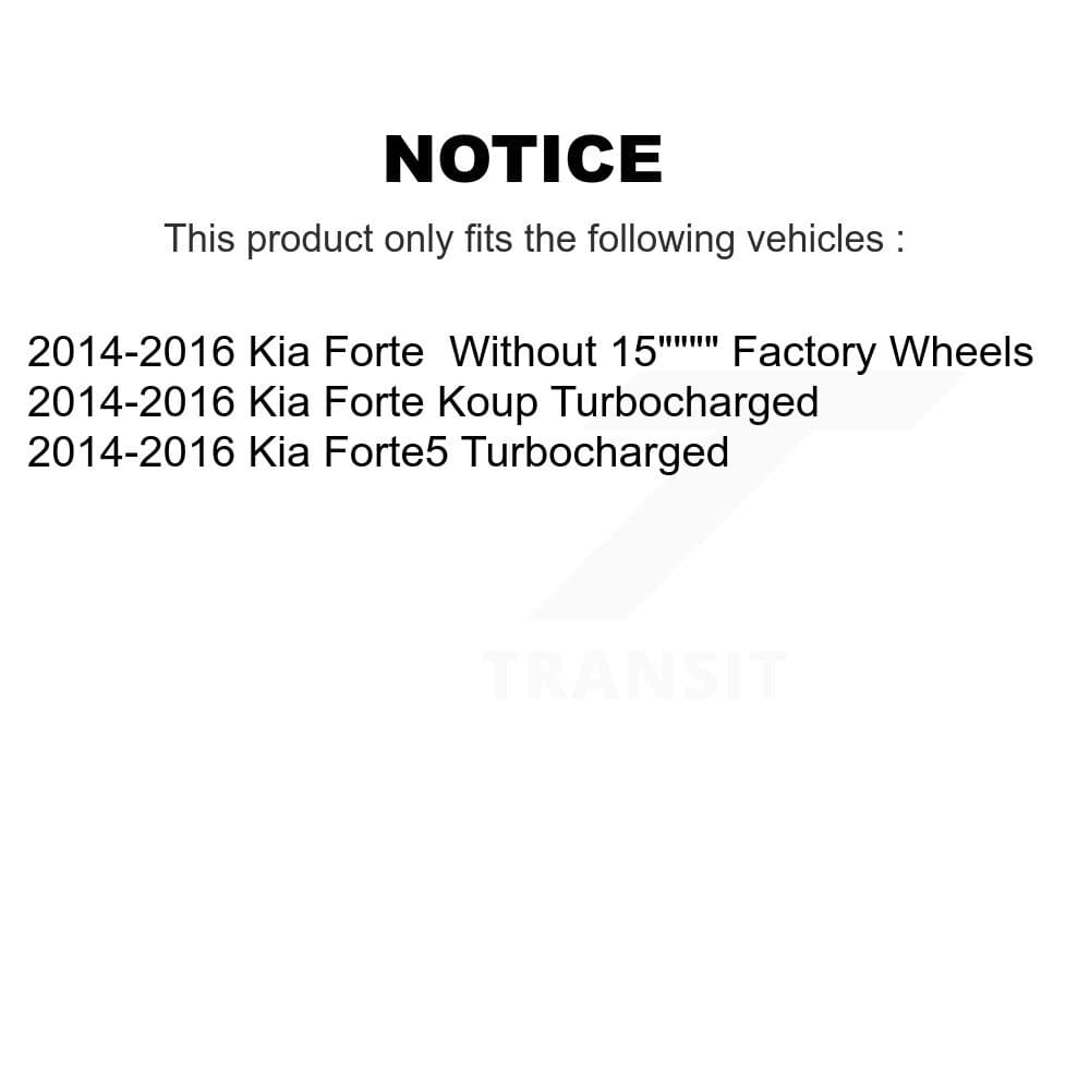 TEC - KTC-100294 - Front and Rear Disc Brake Pad Kits image 15