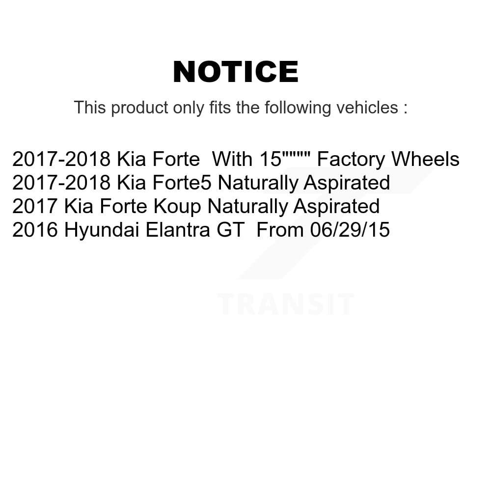 TEC - KTC-100309 - Front and Rear Disc Brake Pad Kits image 15