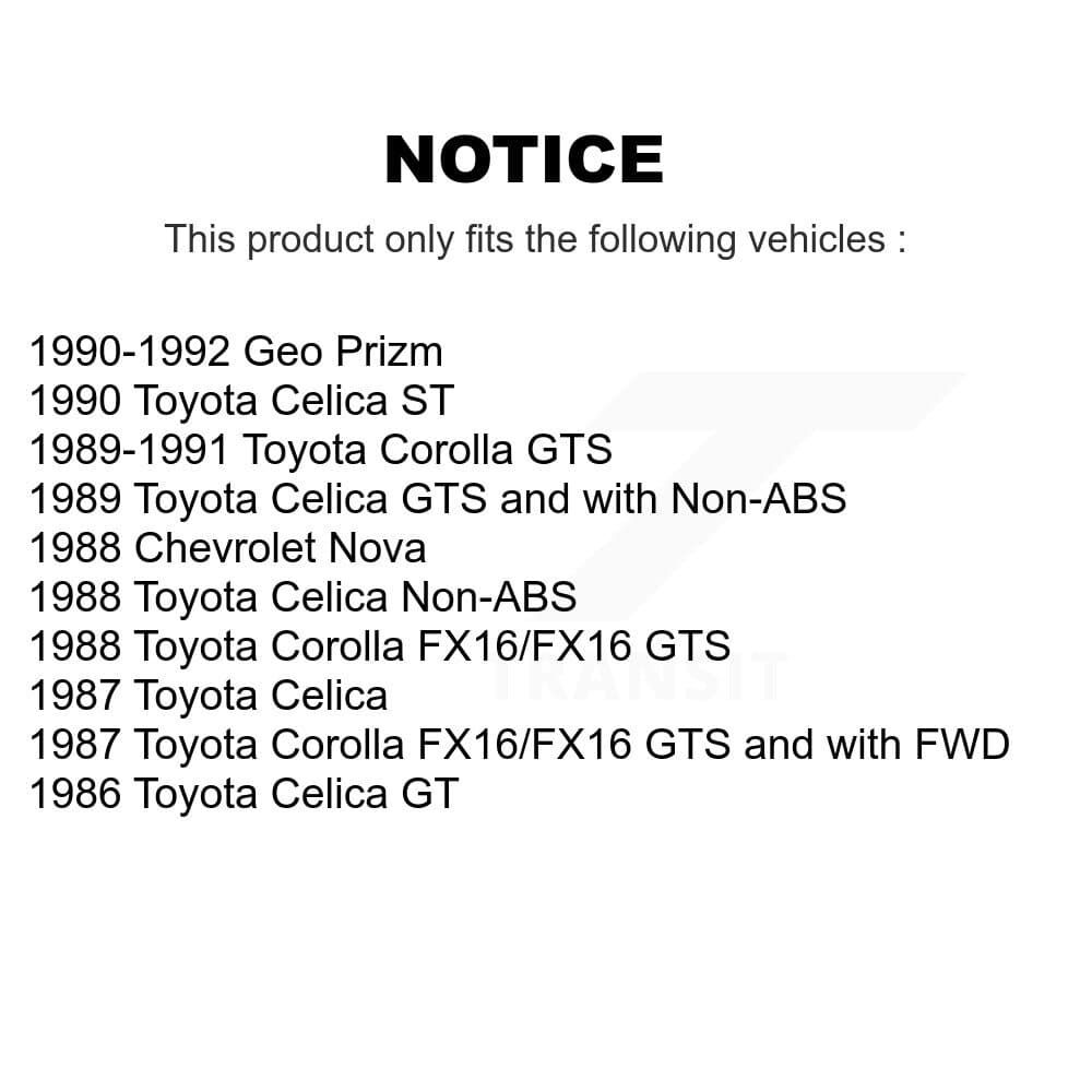 TEC - KTC-100320 - Front and Rear Disc Brake Pad Kits image 15