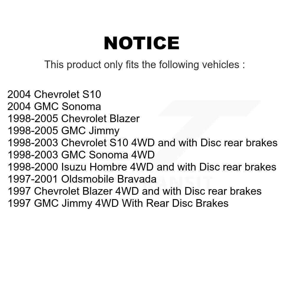 TEC - KTC-100378 - Front and Rear Disc Brake Pad Kits image 15
