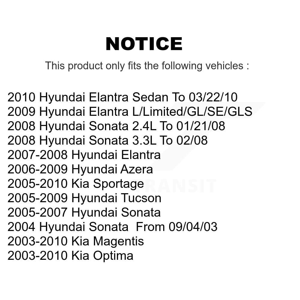 TEC - KTC-100484 - Front and Rear Disc Brake Pad Kits image 15