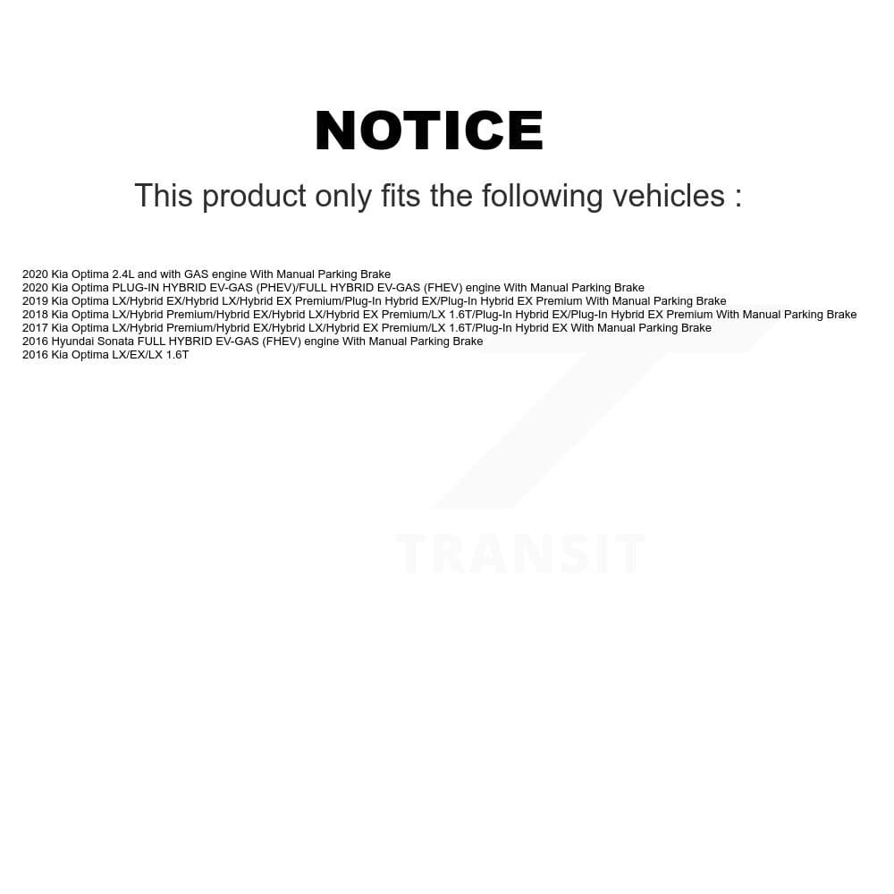 TEC - KTC-100536 - Front and Rear Disc Brake Pad Kits image 15