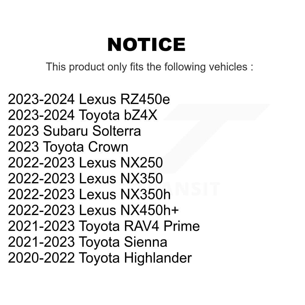 TEC - KTC-100882 - Front and Rear Disc Brake Pad Kits image 15