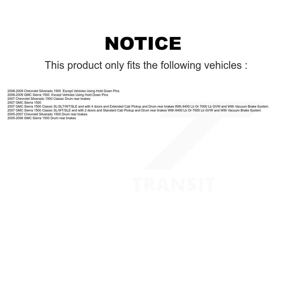Transit Auto - KTN-100032 - Front and Rear Disc Brake Pad Kits image 19