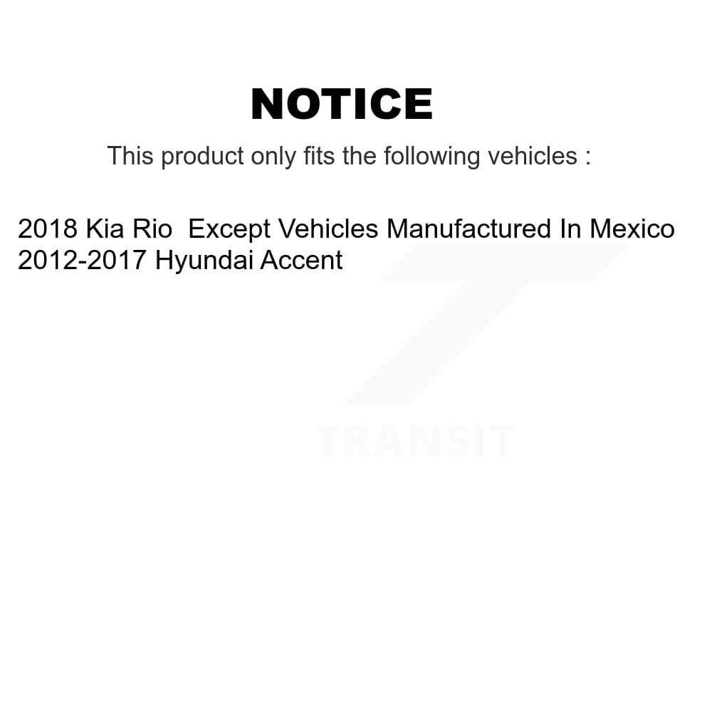 Transit Auto - KTN-100042 - Front and Rear Disc Brake Pad Kits image 19