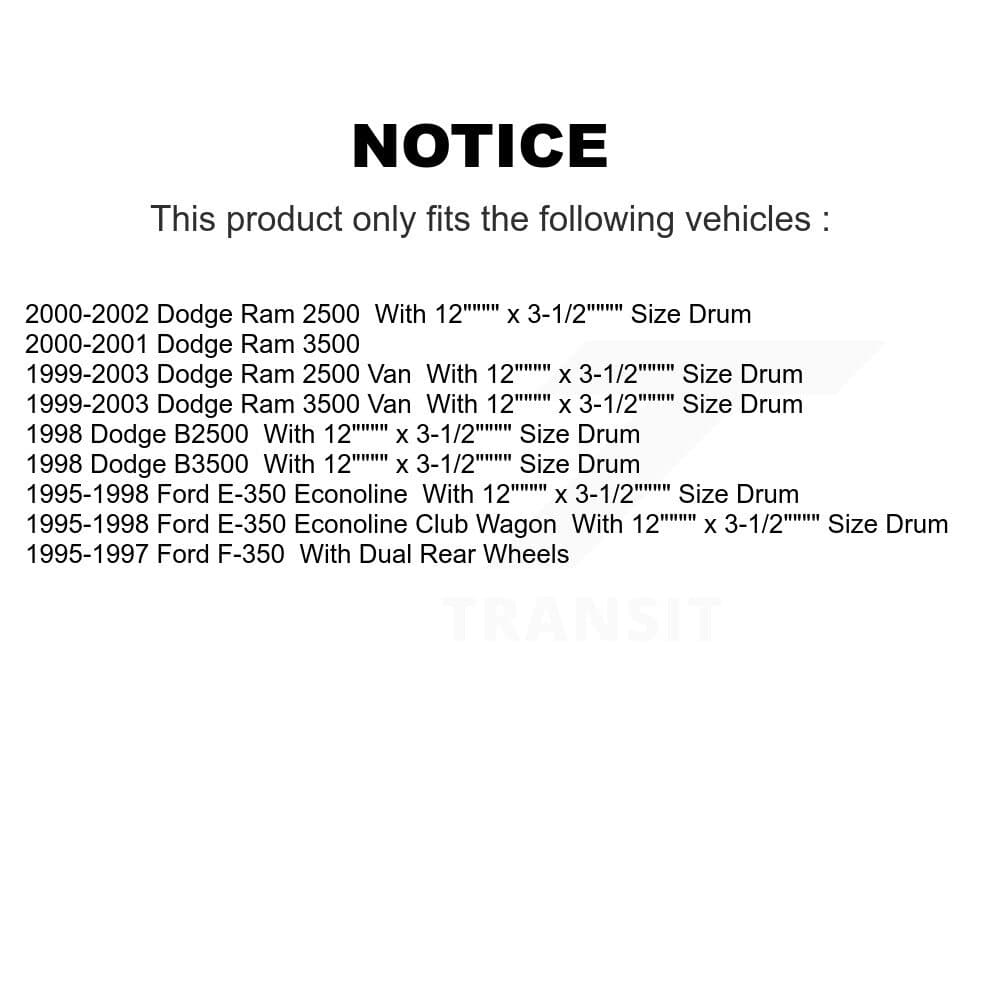 Transit Auto - KTN-100120 - Front and Rear Disc Brake Pad Kits image 19