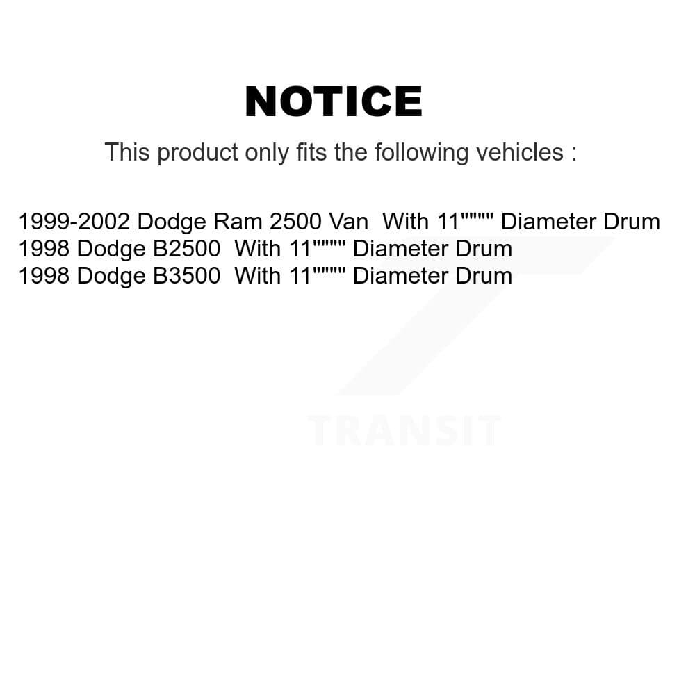 Transit Auto - KTN-100121 - Front and Rear Disc Brake Pad Kits image 19