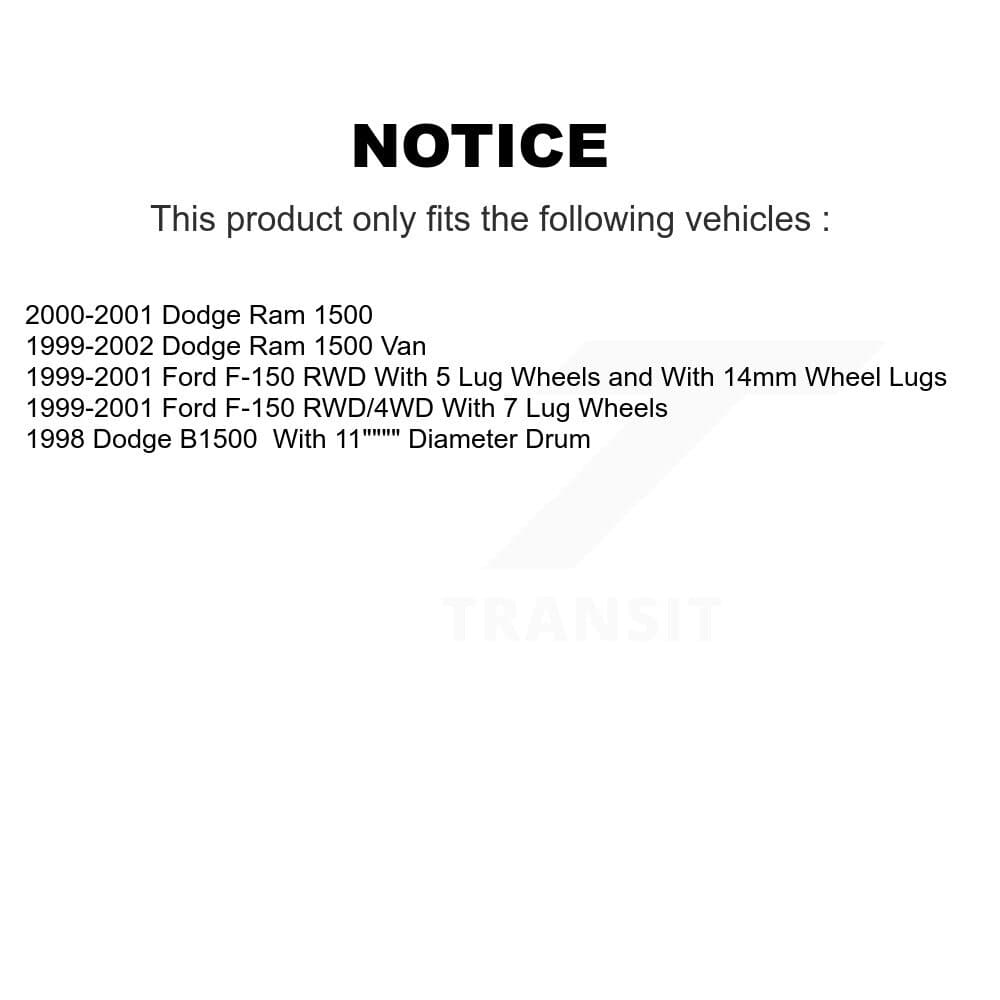 Transit Auto - KTN-100134 - Front and Rear Disc Brake Pad Kits image 19