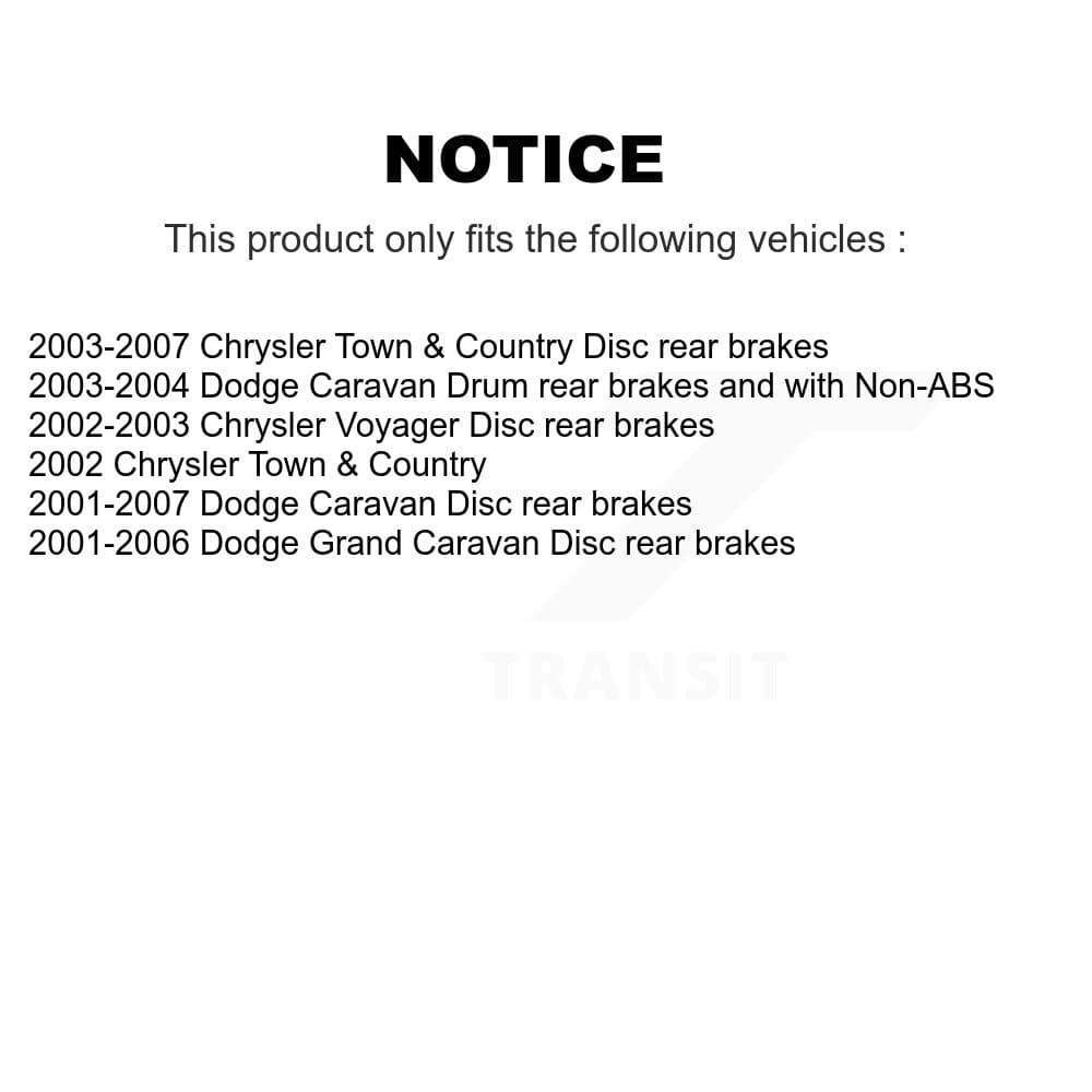 Transit Auto - KTN-100175 - Front and Rear Disc Brake Pad Kits image 19