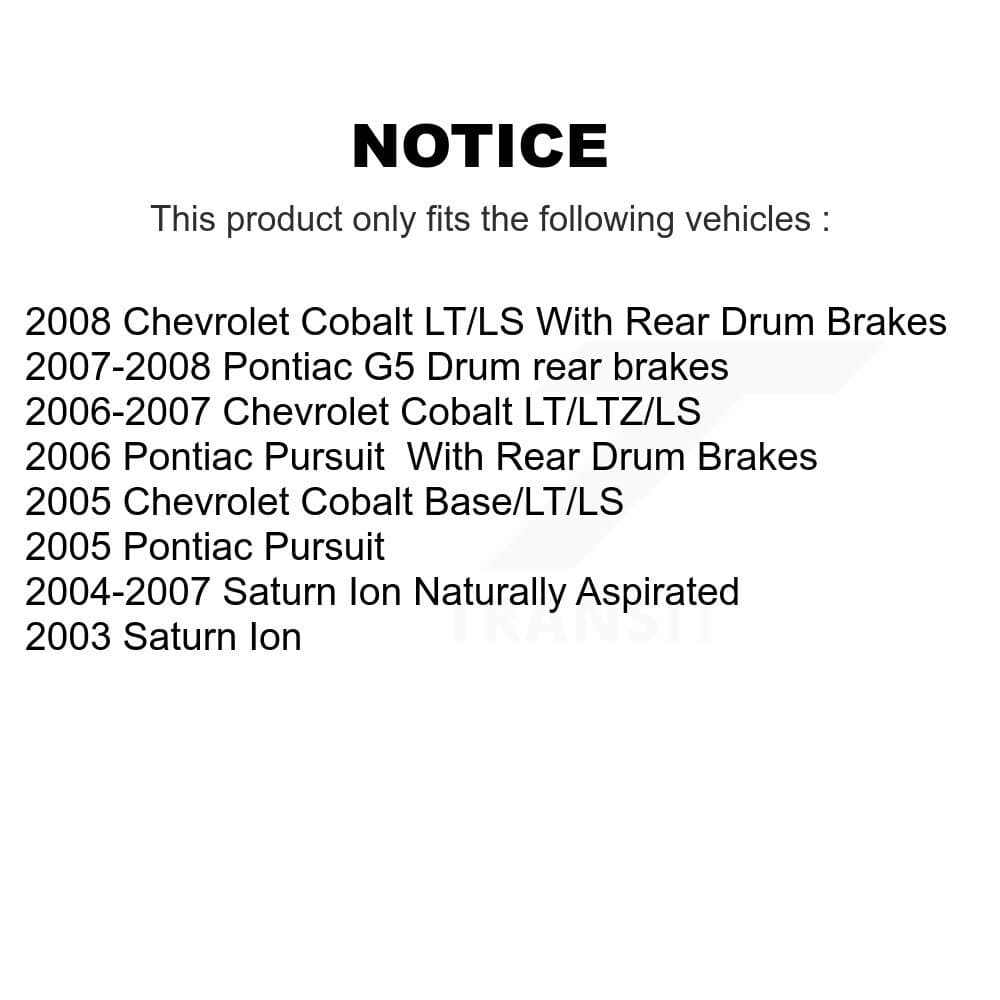 Transit Auto - KTN-100212 - Front and Rear Disc Brake Pad Kits image 19