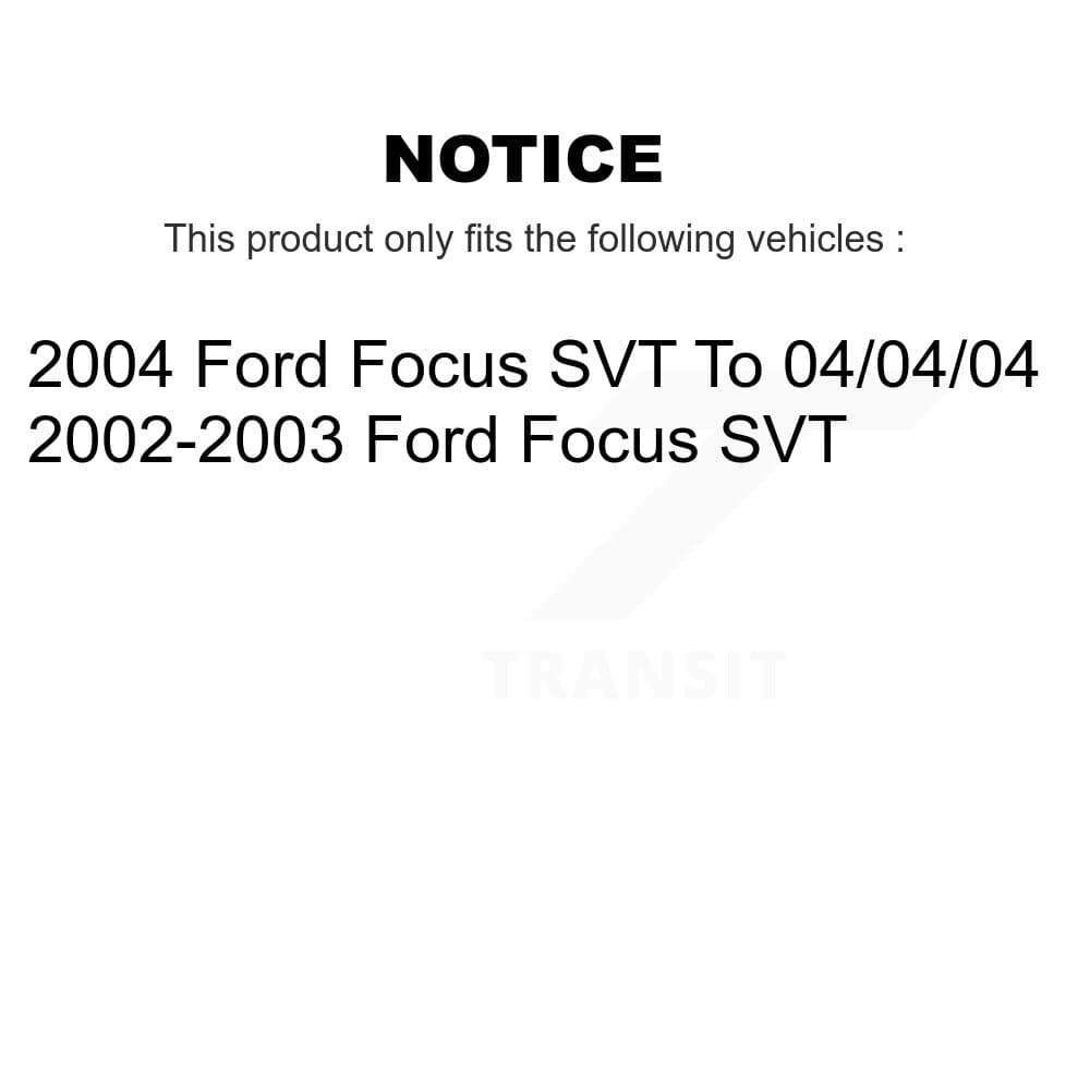 Transit Auto - KTN-100216 - Front and Rear Disc Brake Pad Kits image 19