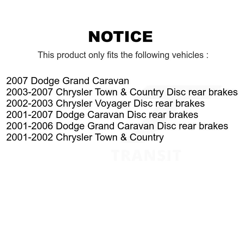 Transit Auto - KTN-100519 - Front and Rear Disc Brake Pad Kits image 19