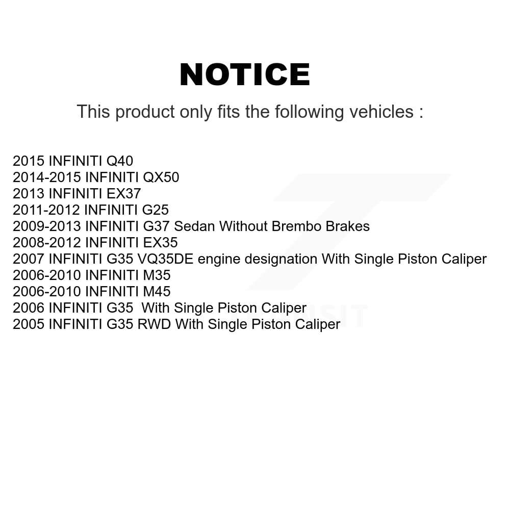 Transit Auto - KTN-100529 - Front and Rear Disc Brake Pad Kits image 19
