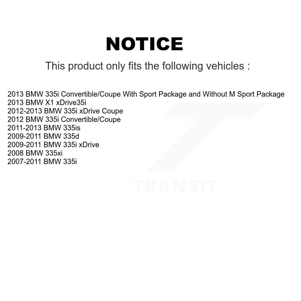 Transit Auto - KTN-100553 - Front and Rear Disc Brake Pad Kits image 19