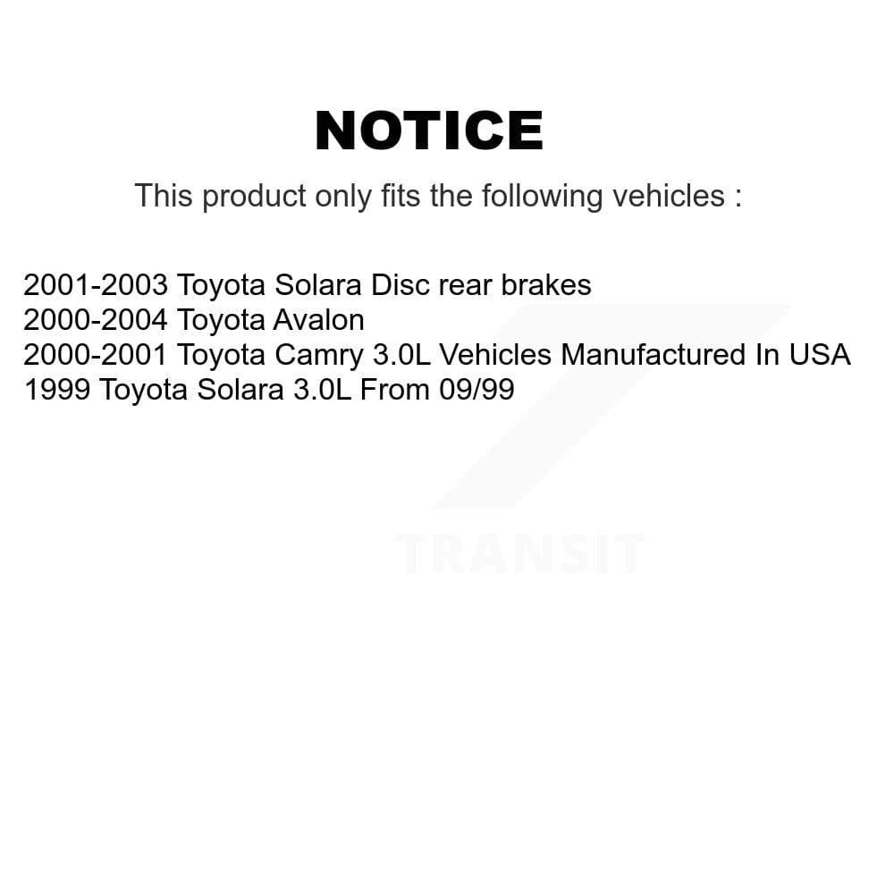 Transit Auto - KTN-100608 - Front and Rear Disc Brake Pad Kits image 19