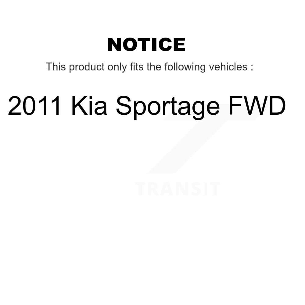 Transit Auto - KTN-100655 - Front and Rear Disc Brake Pad Kits image 19