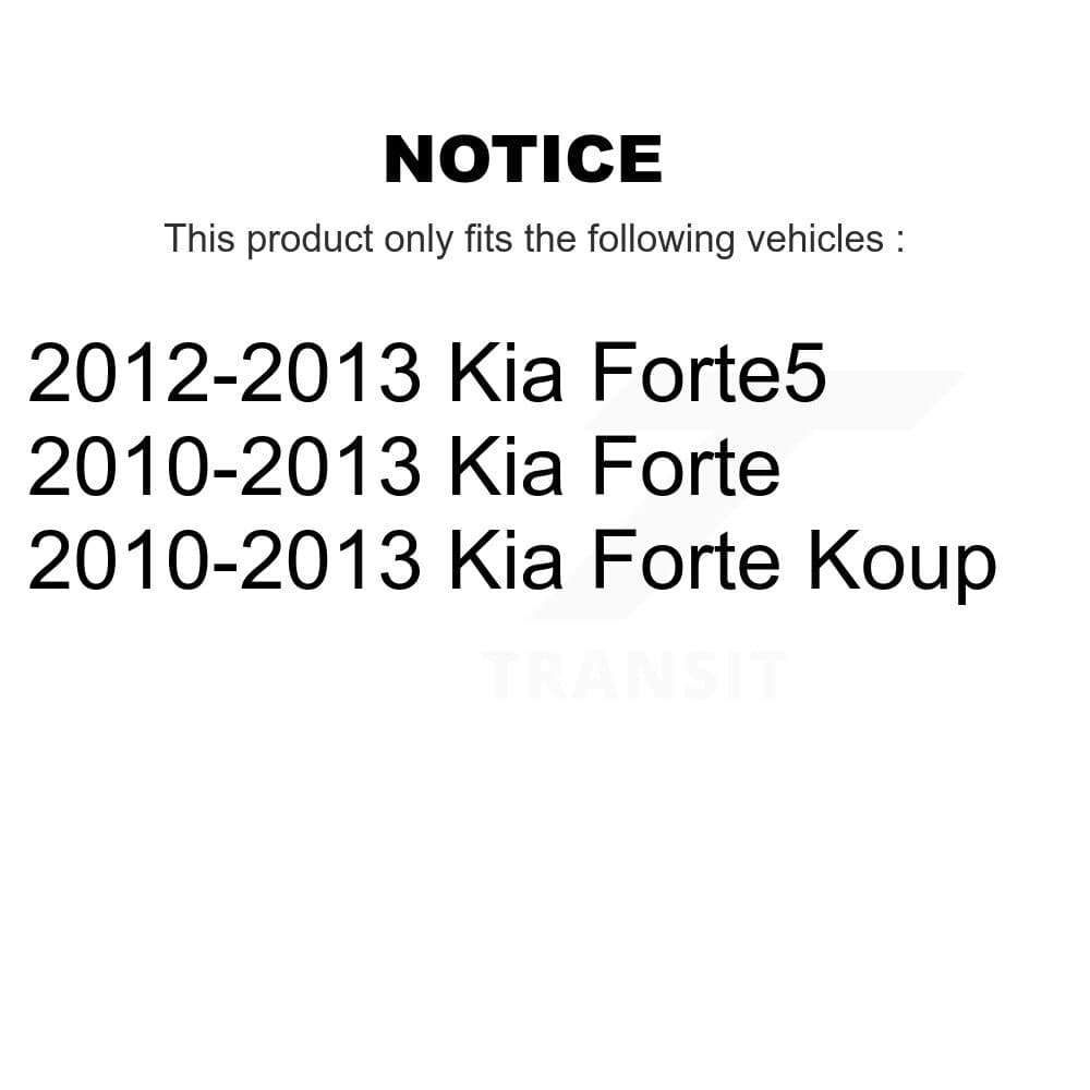 Transit Auto - KTN-100661 - Front and Rear Disc Brake Pad Kits image 19