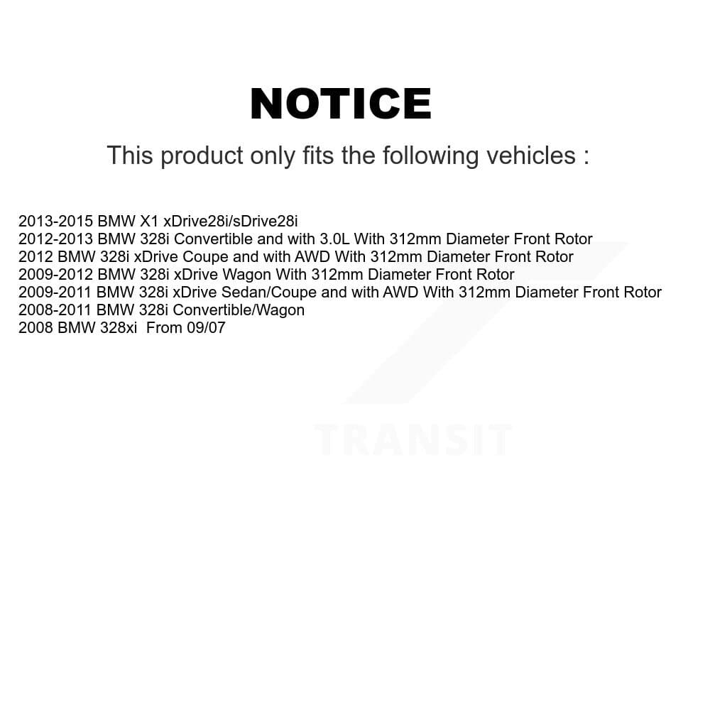 Transit Auto - KTN-100668 - Front and Rear Disc Brake Pad Kits image 19