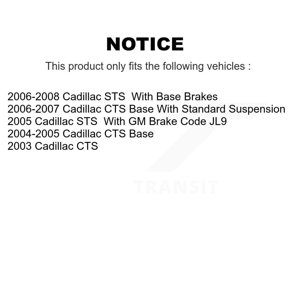 Transit Auto - KTN-100707 - Front and Rear Disc Brake Pad Kits image 19