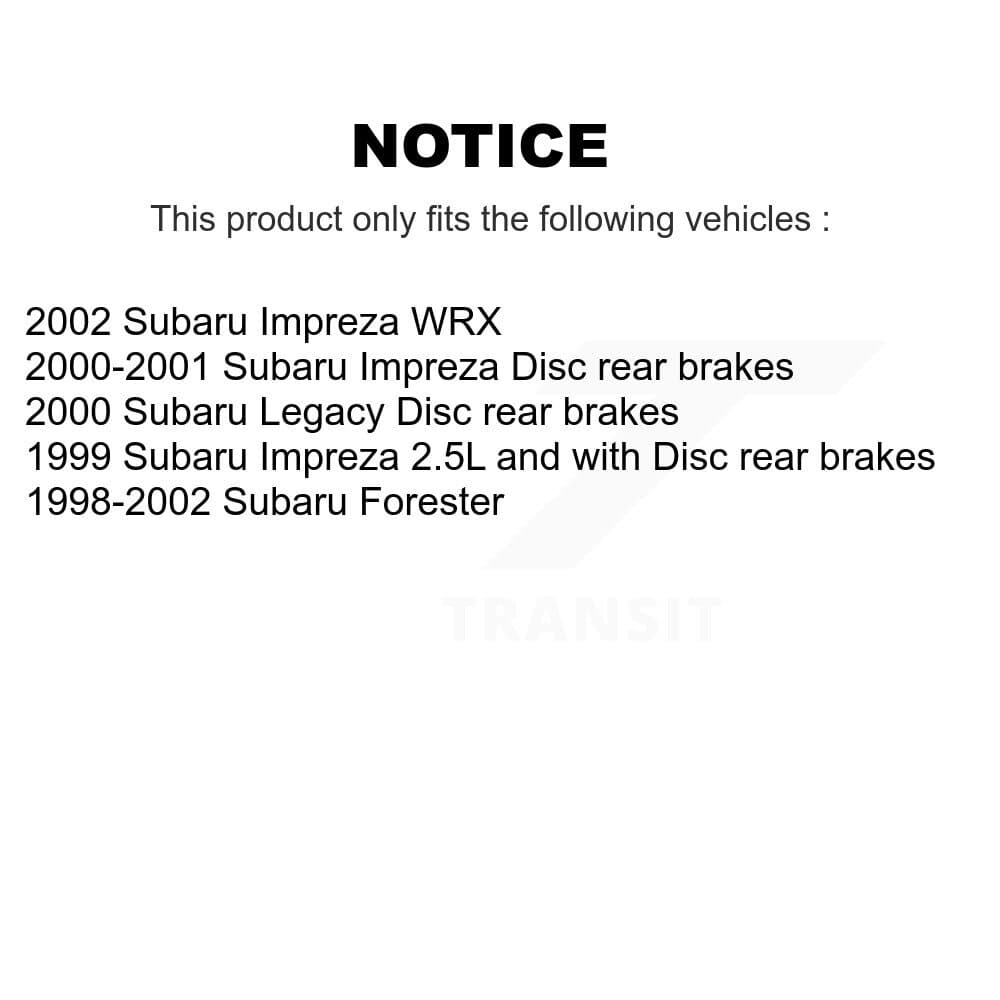 Transit Auto - KTN-100750 - Front and Rear Disc Brake Pad Kits image 19
