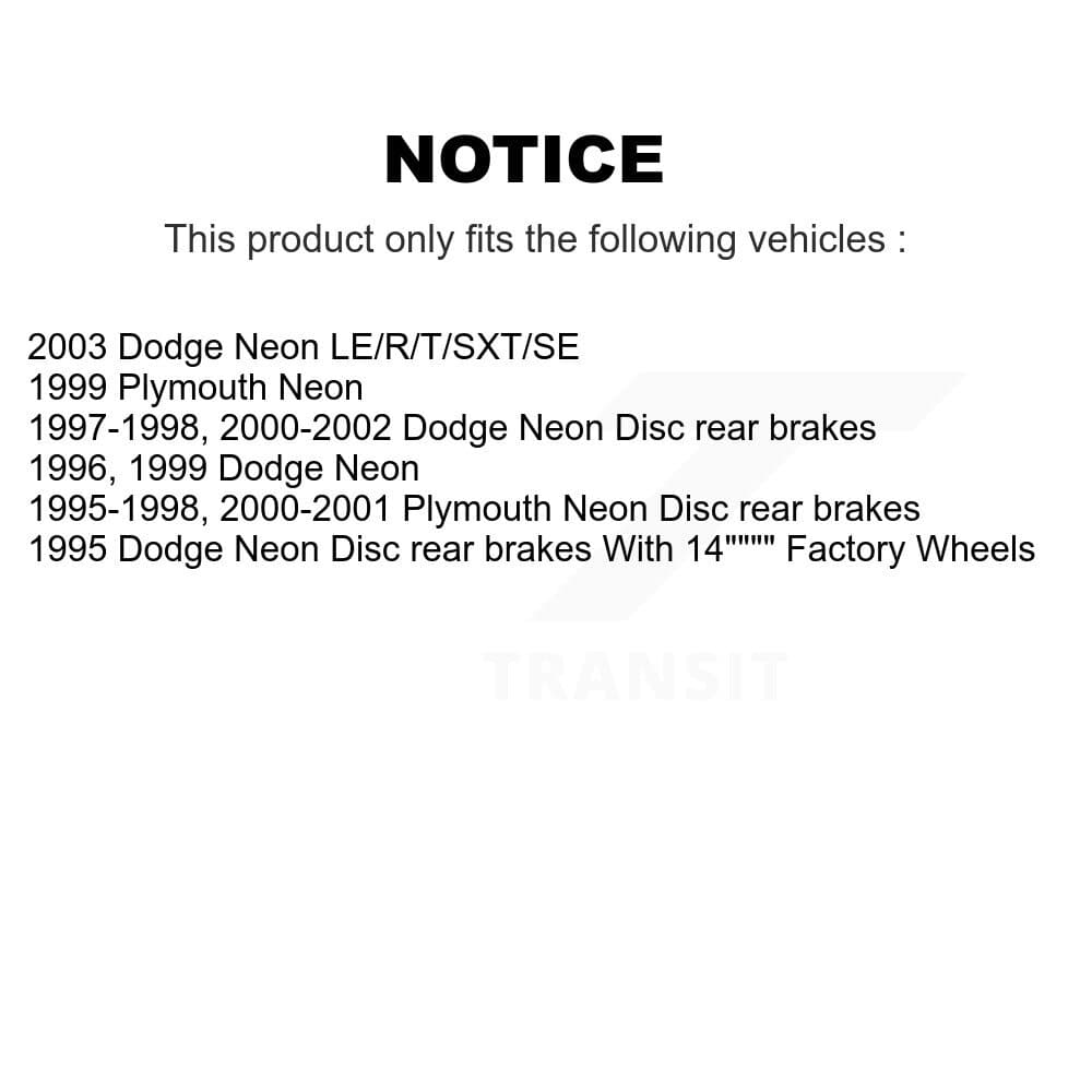 Transit Auto - KTN-100772 - Front and Rear Disc Brake Pad Kits image 19