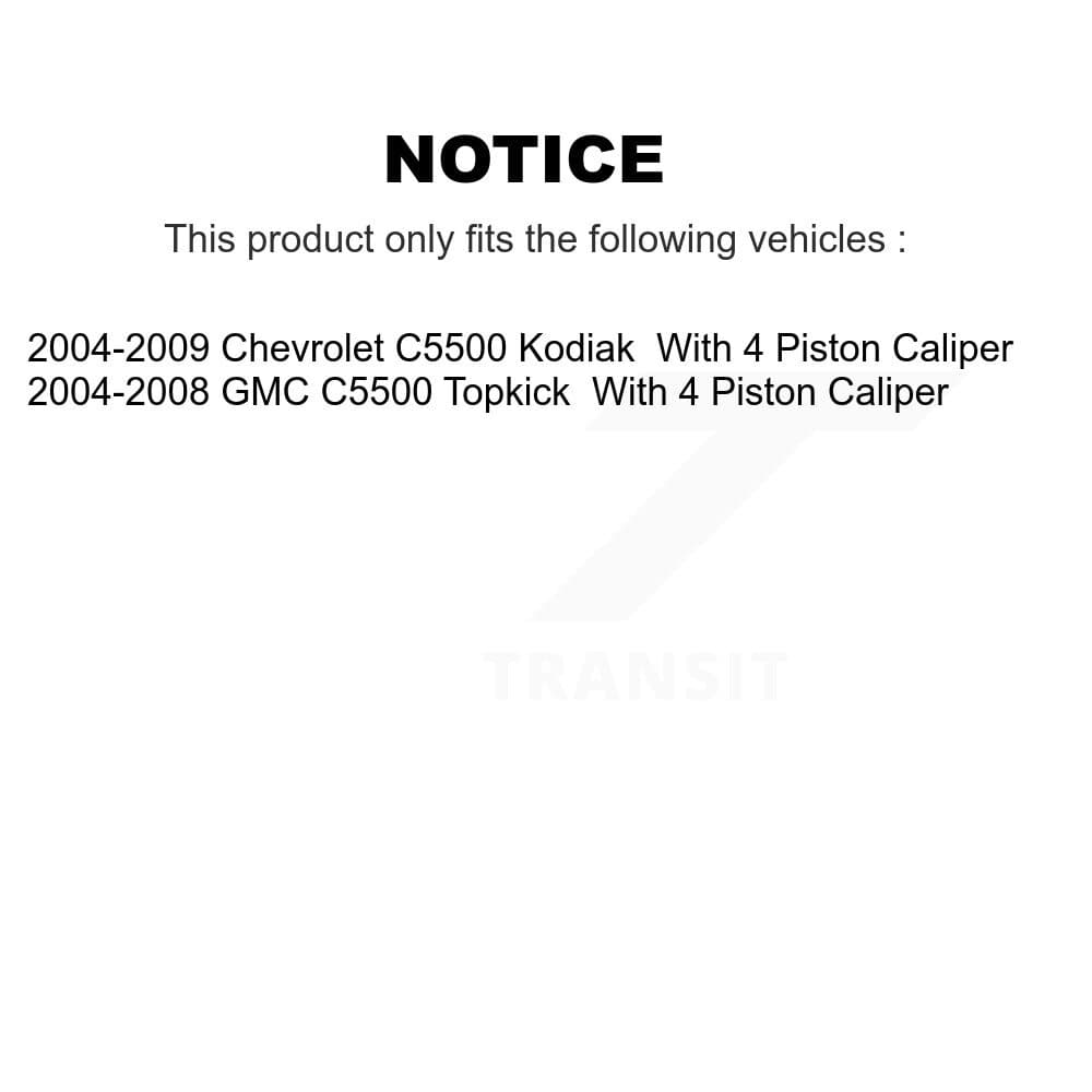 Transit Auto - KTN-100819 - Front and Rear Disc Brake Pad Kits image 19