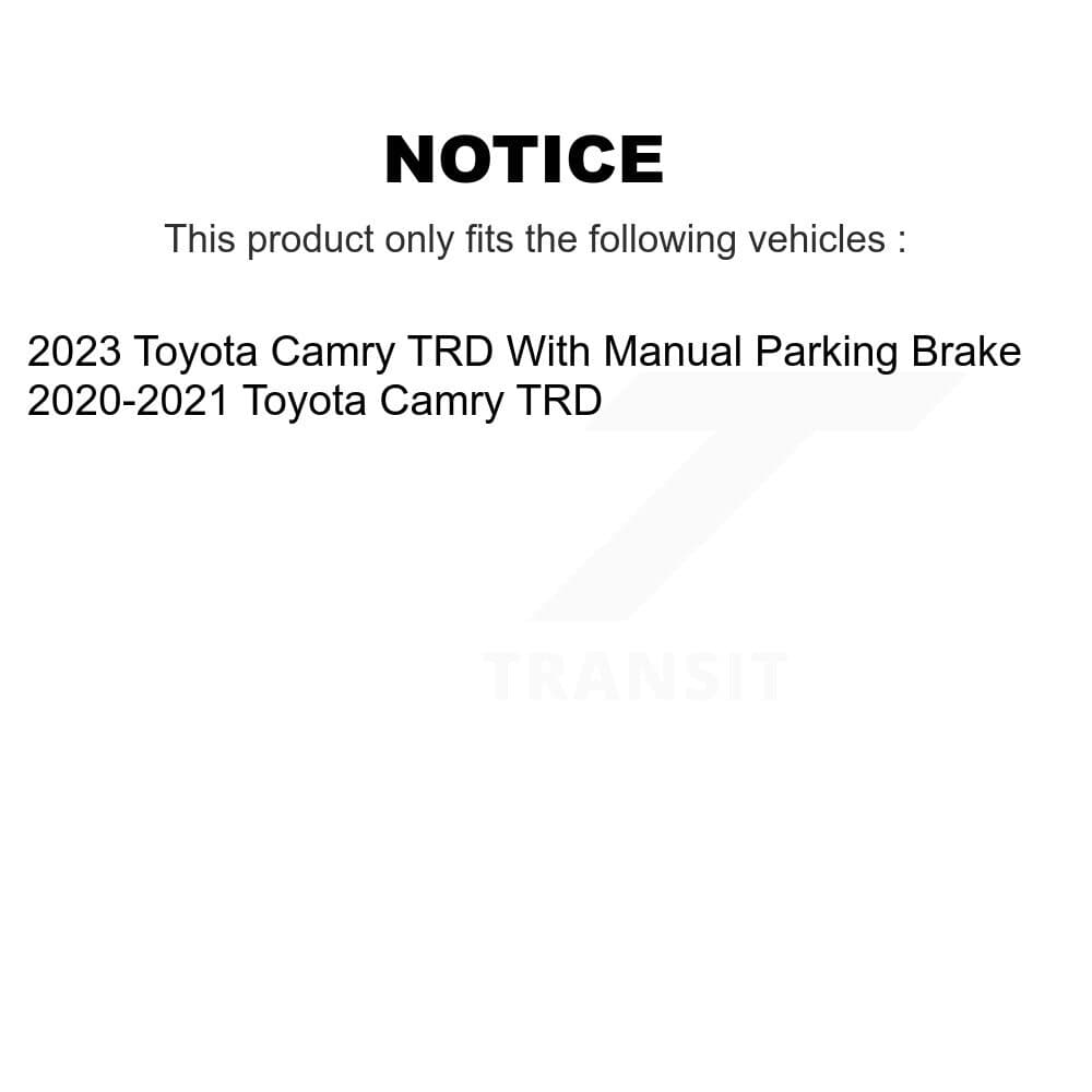 Transit Auto - KTN-100844 - Front and Rear Disc Brake Pad Kits image 19