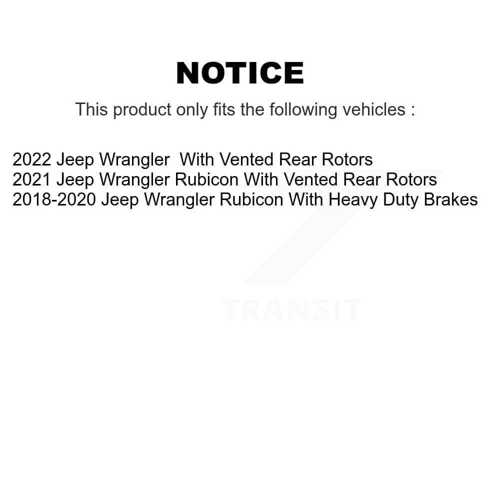 Transit Auto - KTN-100863 - Front and Rear Disc Brake Pad Kits image 19