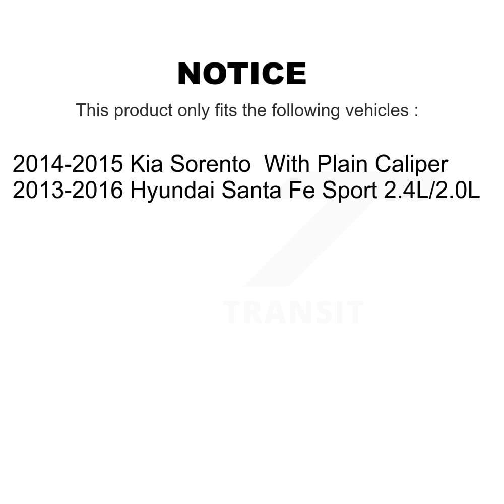 Transit Auto - KTN-100920 - Front and Rear Disc Brake Pad Kits image 19