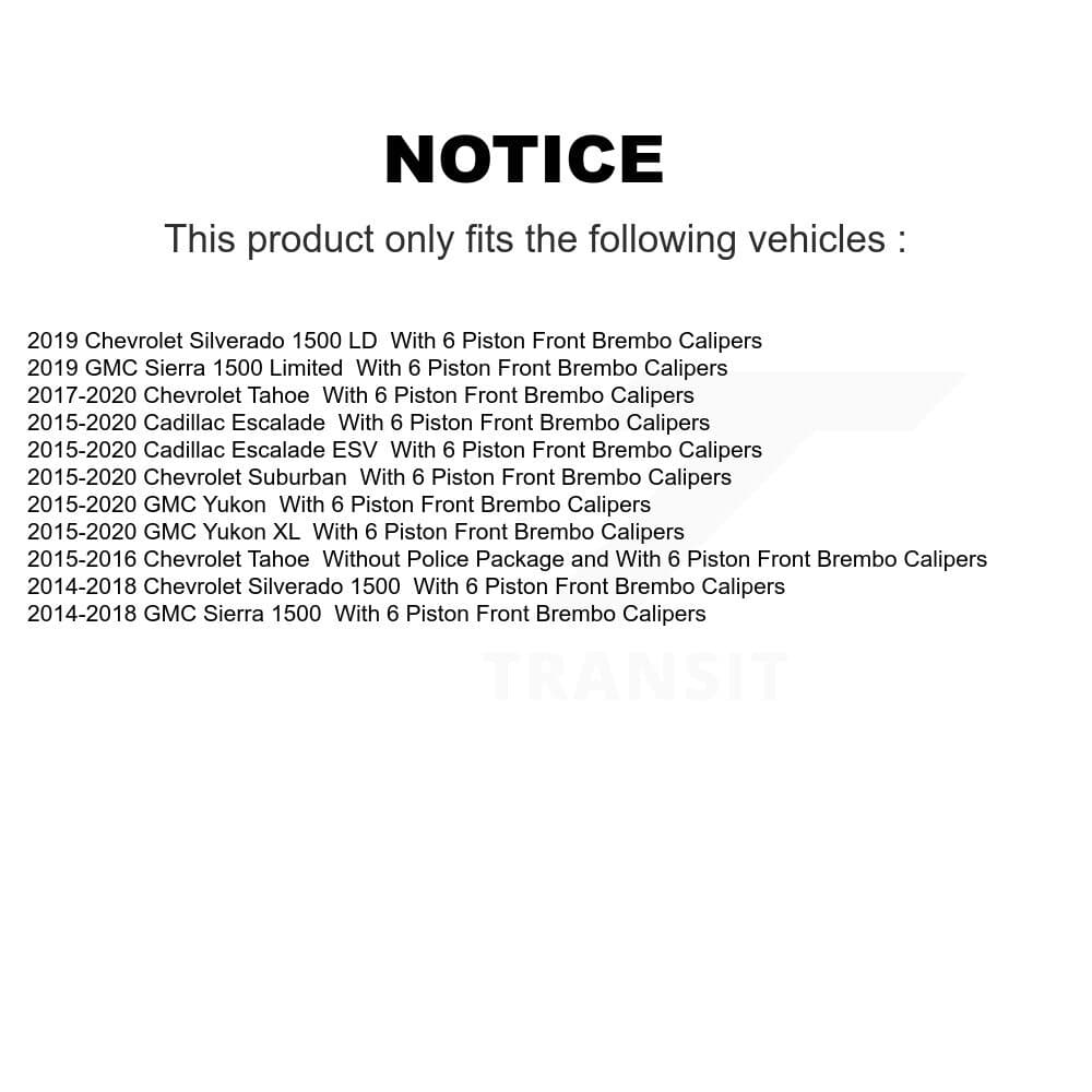 Transit Auto - KTN-100938 - Front and Rear Disc Brake Pad Kits image 19