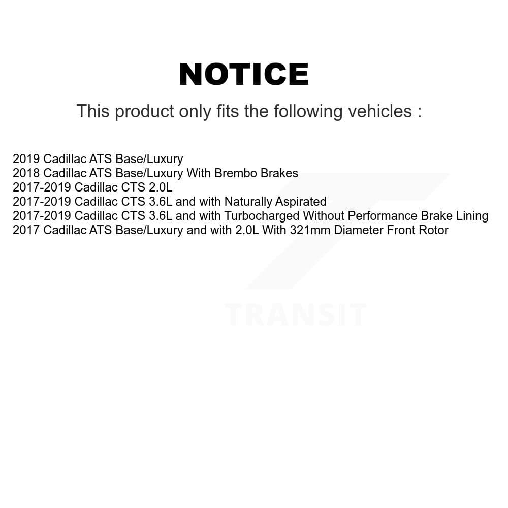 Transit Auto - KTN-100954 - Front and Rear Disc Brake Pad Kits image 19