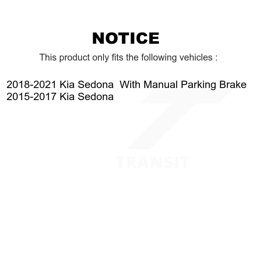 Transit Auto - KTN-100999 - Front and Rear Disc Brake Pad Kits image 19