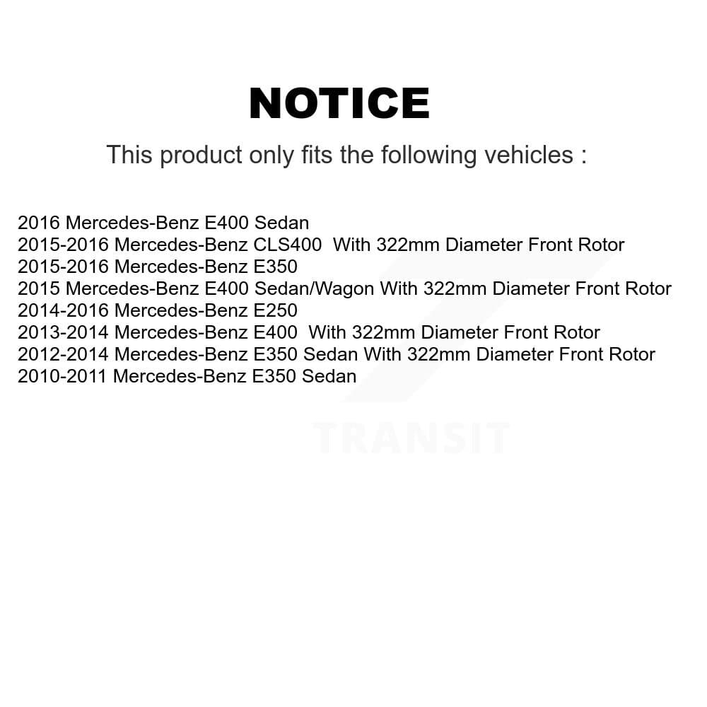 Transit Auto - KTN-101010 - Front and Rear Disc Brake Pad Kits image 19