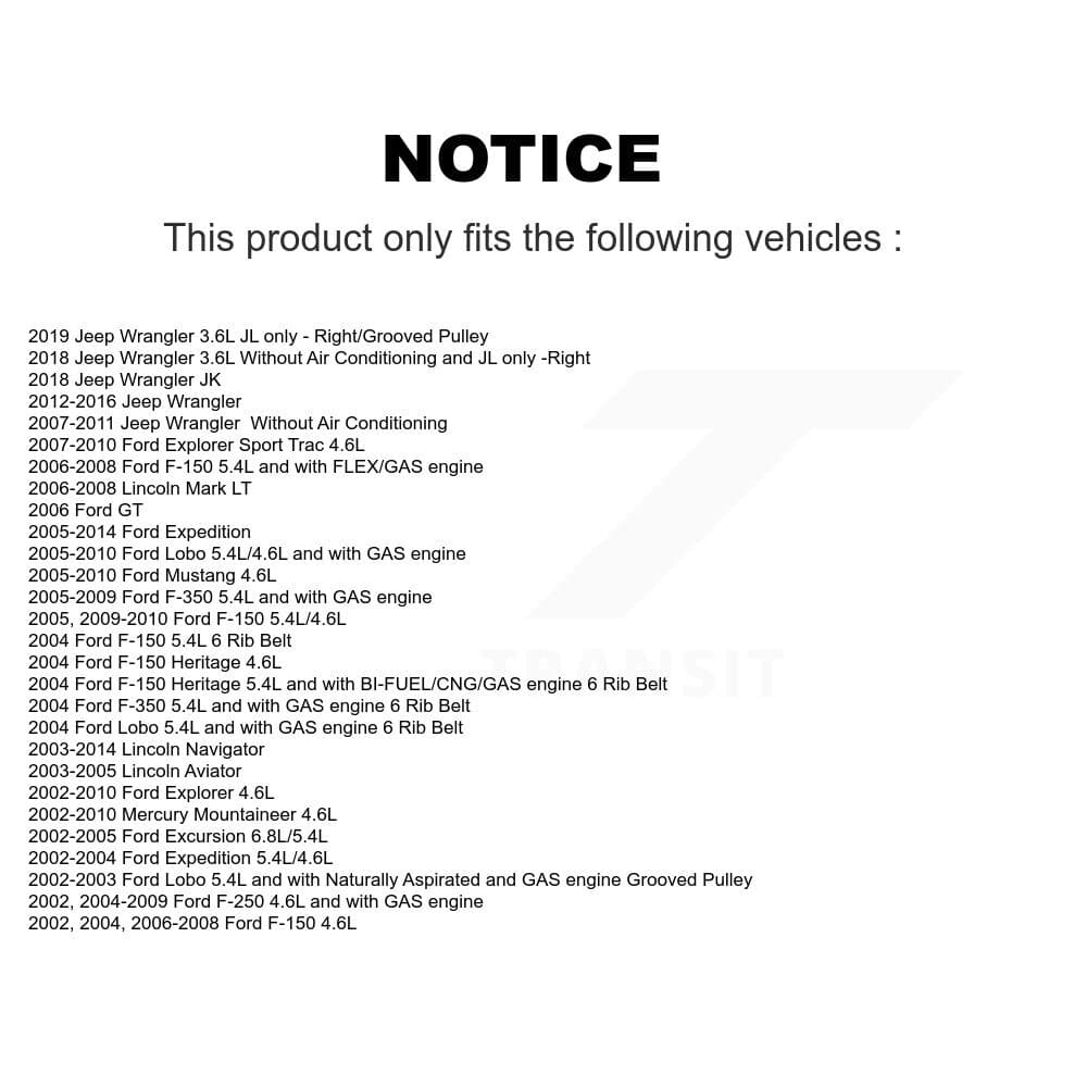 Kobra - KTP-89130 - Grooved Pulley Accessory Drive Belt Idler Pulley image 2