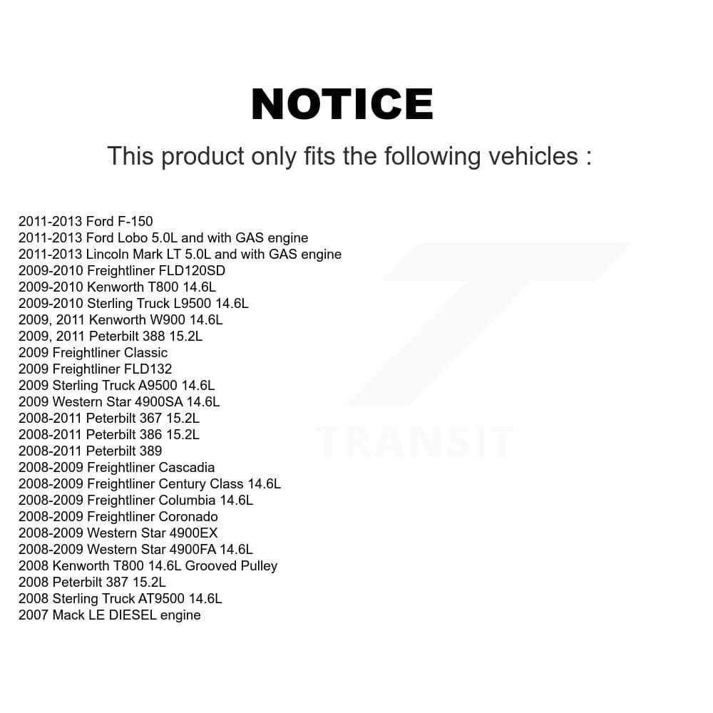 Kobra - KTP-89171 - Alternator Accessory Drive Belt Idler Pulley image 2